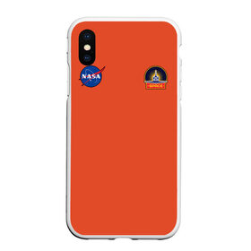 Чехол для iPhone XS Max матовый с принтом NASA , Силикон | Область печати: задняя сторона чехла, без боковых панелей | shuttle | space | аполлон | галактика | джемини | космонав | космос | наса | скайлэб | сша | шаттл nasa