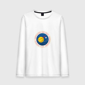 Мужской лонгслив хлопок с принтом Oldschool NASA , 100% хлопок |  | administration | aeronautics | brand | logo | nasa | national | oldschool | space | usa | исследование | космос | лого | наса | национальное | олдскул | сша | управление