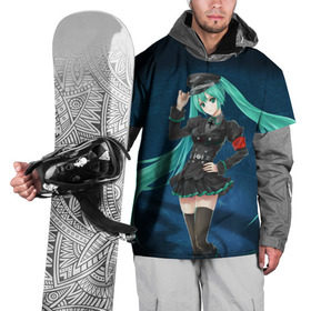 Накидка на куртку 3D с принтом Hatsune Miku , 100% полиэстер |  | Тематика изображения на принте: hatsune miku | аниме | вокалоид | девушки | манга | мульт | оружие | певица | сёдзё | сериал | хатсуне мику | япония