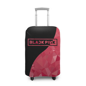 Чехол для чемодана 3D с принтом BLACKPINK , 86% полиэфир, 14% спандекс | двустороннее нанесение принта, прорези для ручек и колес | black  pink | blackpink | jennie | jisoo | k pop | lalisa | группа | инь янь | к поп | корейская группа | розовый | черный