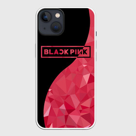 Чехол для iPhone 13 с принтом BLACKPINK ,  |  | black  pink | blackpink | jennie | jisoo | k pop | lalisa | группа | инь янь | к поп | корейская группа | розовый | черный