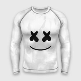 Мужской рашгард 3D с принтом MARSHMELLO ,  |  | dj | marshmello | usa | америка | клубная музыка | маршмелло | музыка | музыкант