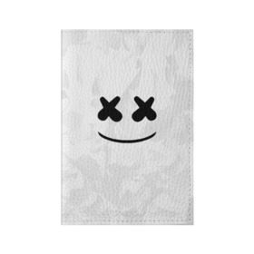 Обложка для паспорта матовая кожа с принтом MARSHMELLO , натуральная матовая кожа | размер 19,3 х 13,7 см; прозрачные пластиковые крепления | dj | marshmello | usa | америка | клубная музыка | маршмелло | музыка | музыкант