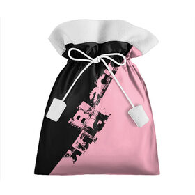 Подарочный 3D мешок с принтом BlackPink k-pop , 100% полиэстер | Размер: 29*39 см | Тематика изображения на принте: black  pink | blackpink | jennie | jisoo | k pop | lalisa | группа | к поп | корейская группа | розовый | черный