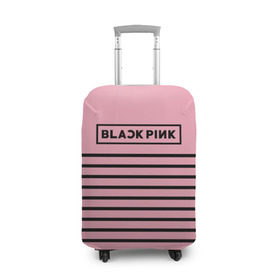 Чехол для чемодана 3D с принтом BlackPink , 86% полиэфир, 14% спандекс | двустороннее нанесение принта, прорези для ручек и колес | blackpink