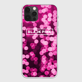 Чехол для iPhone 12 Pro Max с принтом BlackPink , Силикон |  | black  pink | blackpink | flowers | jennie | jisoo | k pop | lalisa | sakura | группа | к поп | корейская группа | растения | розовый | сакура | цветы | черный