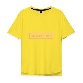 Мужская футболка хлопок Oversize с принтом BlackPink 95 JISOO , 100% хлопок | свободный крой, круглый ворот, “спинка” длиннее передней части | 97 jisoo | black  pink | blackpink | jennie | jisoo | k pop | lalisa | группа | к поп | корейская группа | розовый | черный