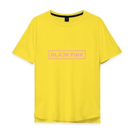 Мужская футболка хлопок Oversize с принтом BlackPink 97 ROSE , 100% хлопок | свободный крой, круглый ворот, “спинка” длиннее передней части | 97 rose | black  pink | blackpink | jennie | jisoo | k pop | lalisa | группа | к поп | корейская группа | розовый | черный
