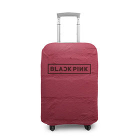 Чехол для чемодана 3D с принтом BlackPink wall , 86% полиэфир, 14% спандекс | двустороннее нанесение принта, прорези для ручек и колес | black  pink | blackpink | jennie | jisoo | k pop | lalisa | группа | к поп | корейская группа | розовый | черный