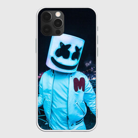 Чехол для iPhone 12 Pro Max с принтом MARSHMELLO , Силикон |  | dj | marshmello | usa | америка | клубная музыка | маршмелло | музыка | музыкант