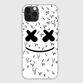 Чехол для iPhone 12 Pro Max с принтом MARSHMELLO , Силикон |  | dj | marshmello | usa | америка | клубная музыка | маршмелло | музыка | музыкант