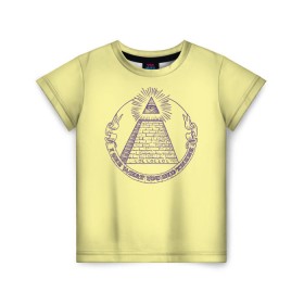 Детская футболка 3D с принтом Всевидящее око , 100% гипоаллергенный полиэфир | прямой крой, круглый вырез горловины, длина до линии бедер, чуть спущенное плечо, ткань немного тянется | eye | freemasonry | illuminati | secret | see | society | всевидящее | заговор | иллюминаты | ложа | масонская | масонство | общество | око | пирамида | просвещённые | тайное | теория