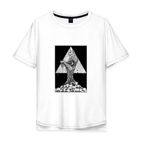 Мужская футболка хлопок Oversize с принтом Всевидящее око , 100% хлопок | свободный крой, круглый ворот, “спинка” длиннее передней части | eye | freemasonry | illuminati | secret | see | society | всевидящее | заговор | иллюминаты | ложа | масонская | масонство | общество | око | пирамида | просвещённые | тайное | теория