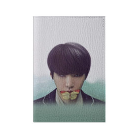 Обложка для паспорта матовая кожа с принтом BTS , натуральная матовая кожа | размер 19,3 х 13,7 см; прозрачные пластиковые крепления | bts | bts army | j hope | jimin | jin | jungkook | k pop | rap monster | rapmon | suga | v | бтс | группа | корея