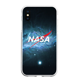 Чехол для iPhone XS Max матовый с принтом NASA , Силикон | Область печати: задняя сторона чехла, без боковых панелей | galaxy | nasa | planet | star | астрономия | галактика | звезды | космос | надписи | наса | планета