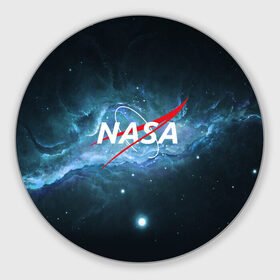 Коврик круглый с принтом NASA , резина и полиэстер | круглая форма, изображение наносится на всю лицевую часть | galaxy | nasa | planet | star | астрономия | галактика | звезды | космос | надписи | наса | планета