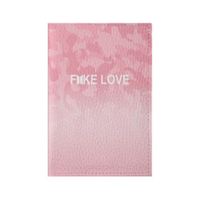 Обложка для паспорта матовая кожа с принтом BTS FAKE LOVE , натуральная матовая кожа | размер 19,3 х 13,7 см; прозрачные пластиковые крепления | bts | bts army | j hope | jimin | jin | jungkook | k pop | rap monster | rapmon | suga | v | бтс | группа | корея