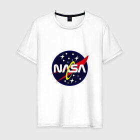 Мужская футболка хлопок с принтом nasa fashion , 100% хлопок | прямой крой, круглый вырез горловины, длина до линии бедер, слегка спущенное плечо. | 