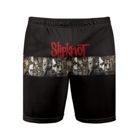 Мужские шорты 3D спортивные с принтом Slipknot ,  |  | 