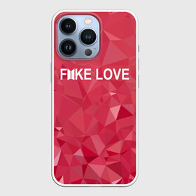 Чехол для iPhone 13 Pro с принтом BTS FAKE LOVE ,  |  | Тематика изображения на принте: bts | bts army | j hope | jimin | jin | jungkook | k pop | rap monster | rapmon | suga | v | бтс | группа | корея