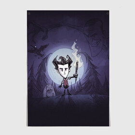 Постер с принтом Dont Starve (5) , 100% бумага
 | бумага, плотность 150 мг. Матовая, но за счет высокого коэффициента гладкости имеет небольшой блеск и дает на свету блики, но в отличии от глянцевой бумаги не покрыта лаком | action adventure | dont starve | game | starve