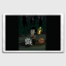 Магнит 45*70 с принтом DON`T STARVE , Пластик | Размер: 78*52 мм; Размер печати: 70*45 | Тематика изображения на принте: action | adventure | dont starve | gamer | player | twitch | игра