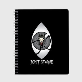 Тетрадь с принтом Dont starve , 100% бумага | 48 листов, плотность листов — 60 г/м2, плотность картонной обложки — 250 г/м2. Листы скреплены сбоку удобной пружинной спиралью. Уголки страниц и обложки скругленные. Цвет линий — светло-серый
 | 