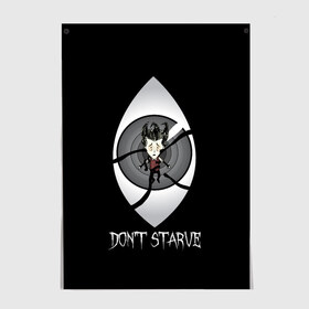 Постер с принтом Dont starve , 100% бумага
 | бумага, плотность 150 мг. Матовая, но за счет высокого коэффициента гладкости имеет небольшой блеск и дает на свету блики, но в отличии от глянцевой бумаги не покрыта лаком | 