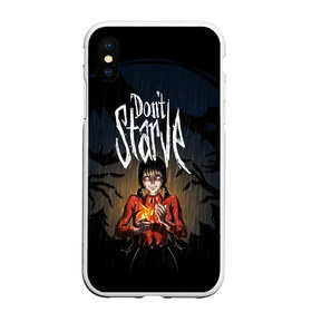 Чехол для iPhone XS Max матовый с принтом DON`T STARVE , Силикон | Область печати: задняя сторона чехла, без боковых панелей | Тематика изображения на принте: action | adventure | dont starve | gamer | player | twitch | игра