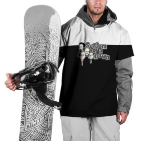 Накидка на куртку 3D с принтом System of a Down , 100% полиэстер |  | 
