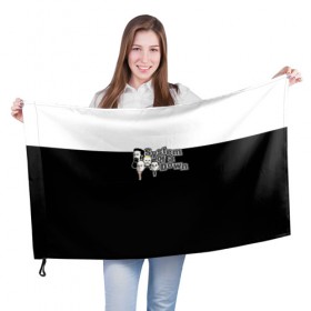 Флаг 3D с принтом System of a Down , 100% полиэстер | плотность ткани — 95 г/м2, размер — 67 х 109 см. Принт наносится с одной стороны | 