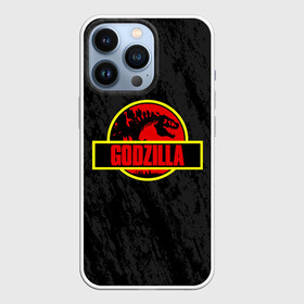 Чехол для iPhone 13 Pro с принтом JURASSIC GODZILLA | ГОДЗИЛЛА ,  |  | comic con | godzilla | gojira | logo | годзилла | знаки | иероглифы | лого | монстр | фильм | чудовище