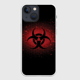 Чехол для iPhone 13 mini с принтом Biohazard ,  |  | biohazard | plague inc | биологическая опасность | знак