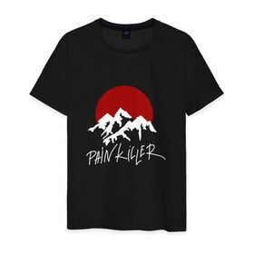 Мужская футболка хлопок с принтом Painkiller Mountain , 100% хлопок | прямой крой, круглый вырез горловины, длина до линии бедер, слегка спущенное плечо. | jeembo | джангирян | джимбо