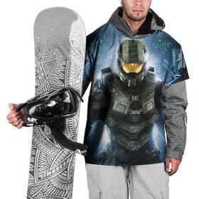 Накидка на куртку 3D с принтом Halo , 100% полиэстер |  | Тематика изображения на принте: halo | wars | космос | крепость | мир | ореол | оружие | реквием | стратегия | супер | фантастика