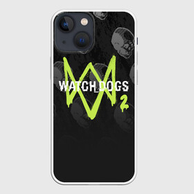 Чехол для iPhone 13 mini с принтом WATCH DOGS 2 ,  |  | action | ct os | fox | gamer | hacker | player | watch dogs | watch dogs 2 | знак лиса | хакер