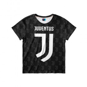 Детская футболка 3D с принтом Juventus FC Pattern , 100% гипоаллергенный полиэфир | прямой крой, круглый вырез горловины, длина до линии бедер, чуть спущенное плечо, ткань немного тянется | Тематика изображения на принте: juventus | pattern | паттерн | форма | футбольная | юва | ювентус