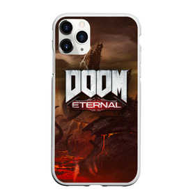 Чехол для iPhone 11 Pro матовый с принтом DOOM Eternal , Силикон |  | doom | doomguy | slayer | вечный | дум | думгай | палач рока