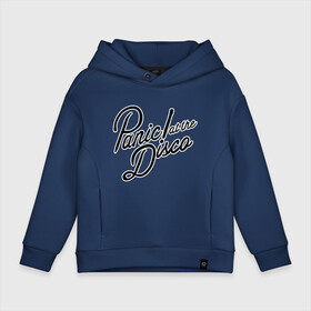 Детское худи Oversize хлопок с принтом Panic at the disco logo , френч-терри — 70% хлопок, 30% полиэстер. Мягкий теплый начес внутри —100% хлопок | боковые карманы, эластичные манжеты и нижняя кромка, капюшон на магнитной кнопке | brendon urie | patd | spencer smith | tyan ross