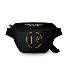 Поясная сумка 3D с принтом twenty one pilots / trench , 100% полиэстер | плотная ткань, ремень с регулируемой длиной, внутри несколько карманов для мелочей, основное отделение и карман с обратной стороны сумки застегиваются на молнию | 21 pilots | пилоты