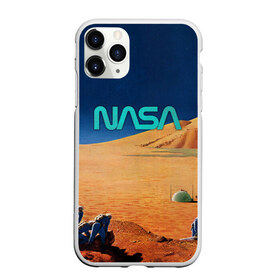 Чехол для iPhone 11 Pro матовый с принтом NASA on Mars , Силикон |  | Тематика изображения на принте: 
