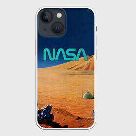 Чехол для iPhone 13 mini с принтом NASA on Mars ,  |  | Тематика изображения на принте: 