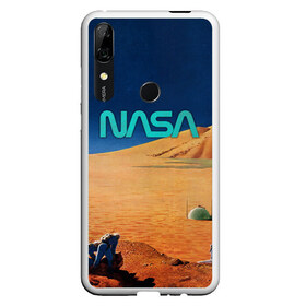 Чехол для Honor P Smart Z с принтом NASA on Mars , Силикон | Область печати: задняя сторона чехла, без боковых панелей | 