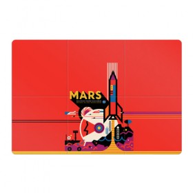 Магнитный плакат 3Х2 с принтом Mars NASA , Полимерный материал с магнитным слоем | 6 деталей размером 9*9 см | Тематика изображения на принте: 