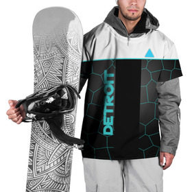 Накидка на куртку 3D с принтом DETROIT , 100% полиэстер |  | Тематика изображения на принте: 3d | detroit | абстракция | белый | город | игра | лого | логотип | надпись | полосы | треугольник | фигура | черный