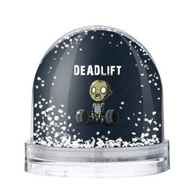 Снежный шар с принтом Deadlift , Пластик | Изображение внутри шара печатается на глянцевой фотобумаге с двух сторон | deadlift | жим | сморт | фитнес