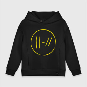 Детское худи Oversize хлопок с принтом Twenty One Pilots (Trench) , френч-терри — 70% хлопок, 30% полиэстер. Мягкий теплый начес внутри —100% хлопок | боковые карманы, эластичные манжеты и нижняя кромка, капюшон на магнитной кнопке | 21 пилот | trench | twenty one pilots | пилоты