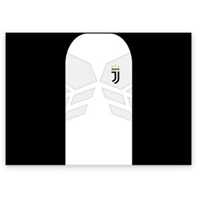Поздравительная открытка с принтом JUVENTUS SPORT (НА СПИНЕ) , 100% бумага | плотность бумаги 280 г/м2, матовая, на обратной стороне линовка и место для марки
 | cr7 | fc | football | football club | juve | juventus | ronaldo | sport | роналдо | спорт | спортивные | униформа | фирменные цвета | фк | футбол | футбольный клуб | ювентус