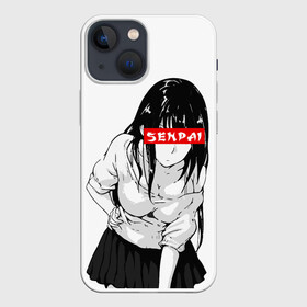 Чехол для iPhone 13 mini с принтом SENPAI | СЕНПАЙ ,  |  | ahegao | anime | senpai | аниме | ахегао | культура | сенпай | тренд