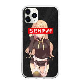 Чехол для iPhone 11 Pro матовый с принтом SENPAI (В ЦВЕТЕ) , Силикон |  | ahegao | kawai | kowai | oppai | otaku | senpai | sugoi | waifu | yandere | ахегао | ковай | отаку | сенпай | яндере